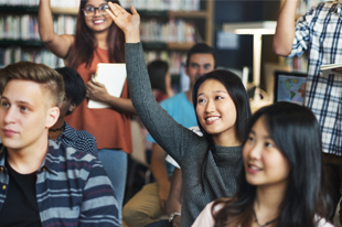 students in a classroom 